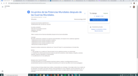 Timeline: Acuerdos de las Potencias Mundiales después de las Guerras Mundiales.