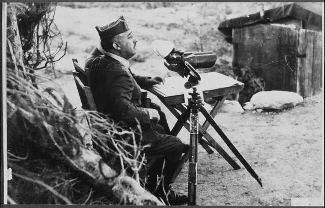Les tropes d’Àfrica, legionaris i regulars sota el comandament del general Franco van entrar a la península amb la intenció d’ocupar Madrid.