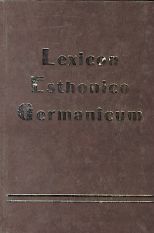 Salomo Heinrich Vestringi "Eesti-Saksa sõnaraamat"