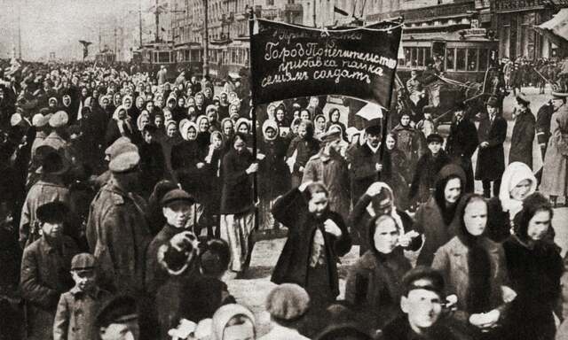 International Women’s Day March in Petrograd