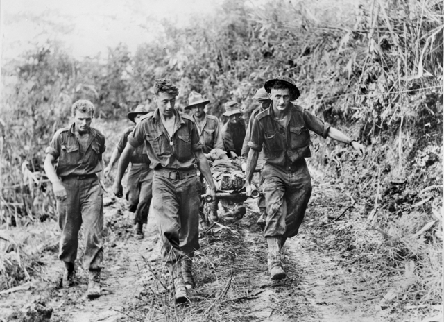Las tropas estadounidenses expulsan a los japoneses de las islas Marshall, Birmania, Nueva Guinea y Filipinas