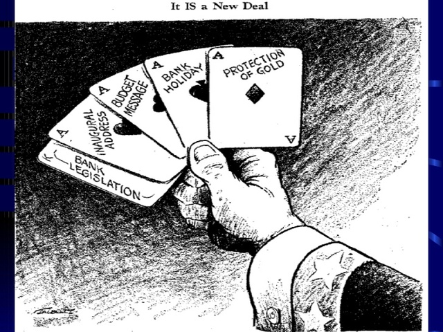 What was the First New Deal?