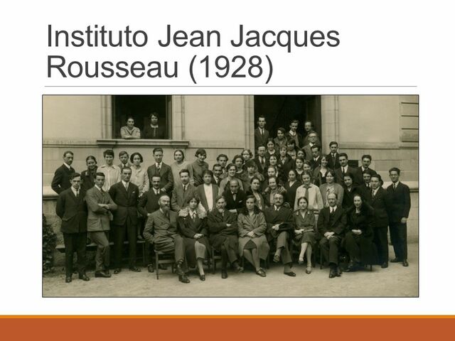 Edward Claparede junto con Bonet, fundó el Instituto J. J. Rousseau de Ginebra.