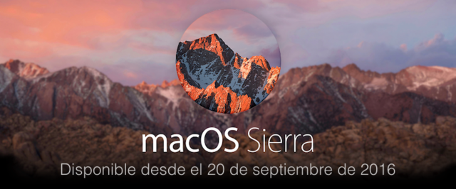 MacOS 10.12: Sierra (Fuji)