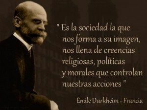 Sociología según Emile Durkheim