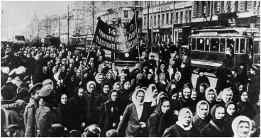 International Women’s Day March in Petrograd