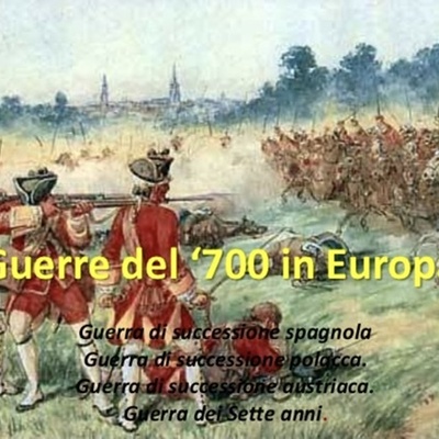 Timeline: Guerre successione Settecento
