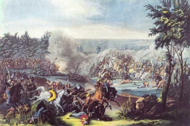 Η νίκη των Ελλήνων η πολιορκία του Μεσολογγίου.