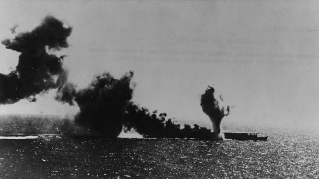 EE.UU. derrota a Japón en la batalla de Mar de Coral, Midway y Guadalcanal