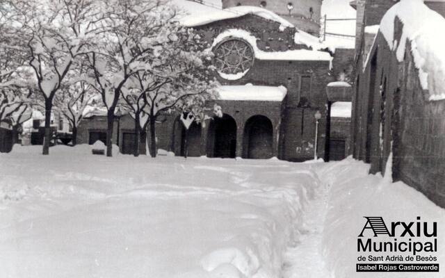 Nevada a Sant Adrià