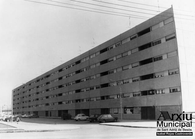 Creació de blocs de pisos a la Mina