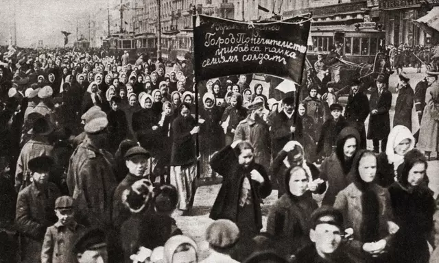 International Women’s Day March in Petrograd