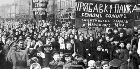 International Women’s Day March in Petrograd