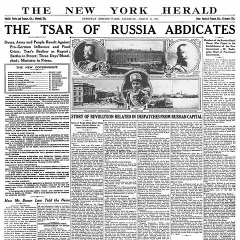 Nicholas II Abdicates