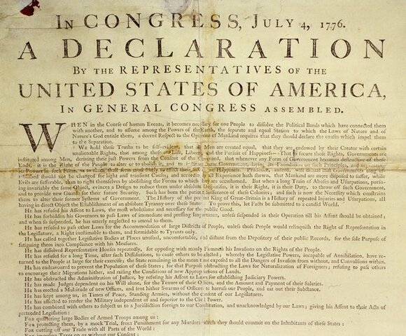 "Declaration of Independence"