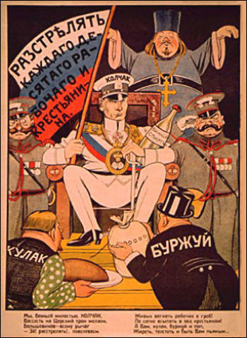 Kolchak's Attacks against Reds