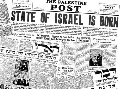 State of Israel was created by Jewish