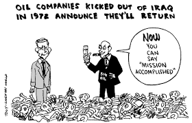 The government nationalised, and took complete control of the Iraqi oil industry.