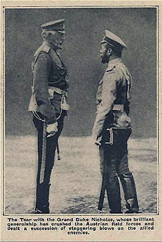Tsar Nicholas II Takes Sole Control of Military Operations