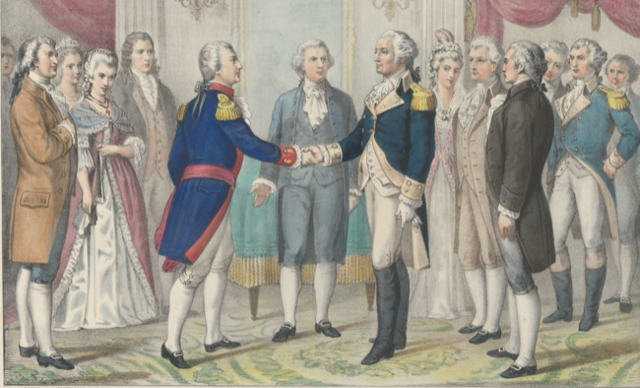 The French Join America against the British