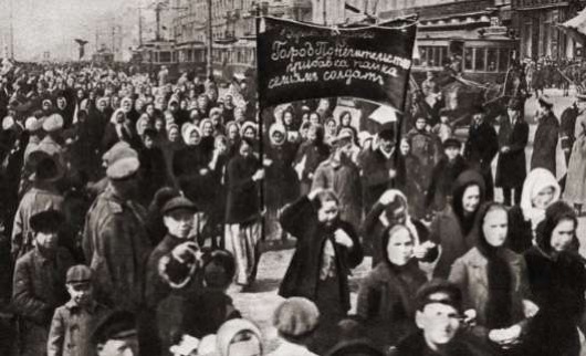 International Women's Day March in Petrograd
