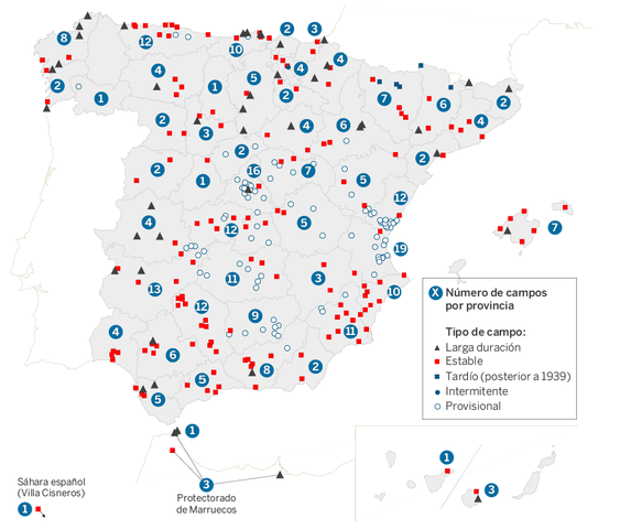 Alguns camps de concentració comencen a rebre alemanys, italians i feixistes d'altres nacionalitats que fugen de l'avanç aliat.