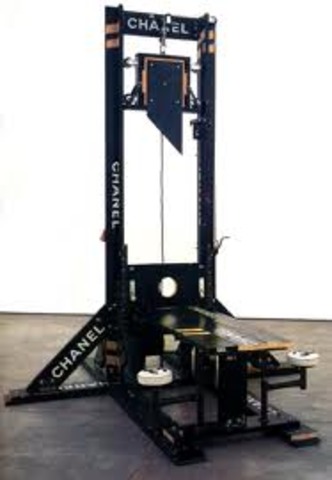 the guillotine.