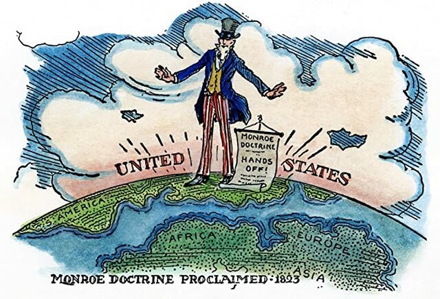 Monroe doctrine proclaimed