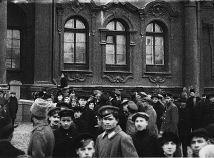 Bolsheviks overthrow the Provisional Government and take control