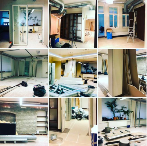 dotE uue Punase saali remont