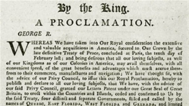Proclamation Royale