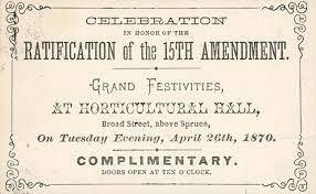 15th Amendment (African-Americans)