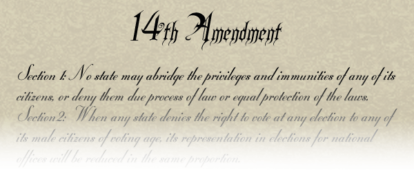 14th Amendment (All Groups)