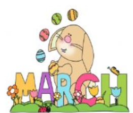 In MARCH, the SPRING begins and it´s EASTER time
