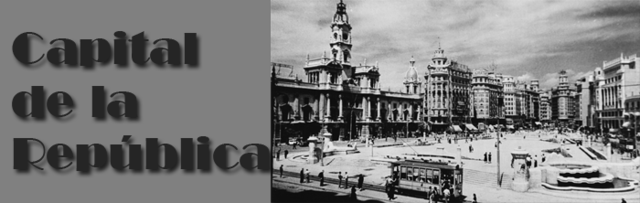 Traslado del gobierno republicano a Valencia
