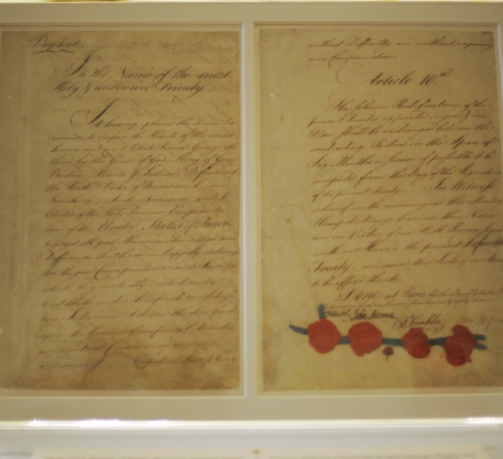 The treaty of Paris ends the French and India War