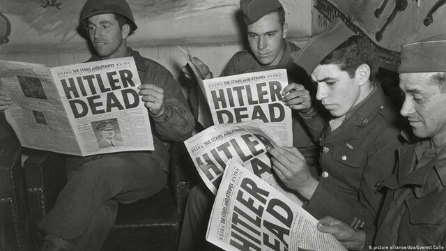 Hitler se suicida en su búnker de Berlín