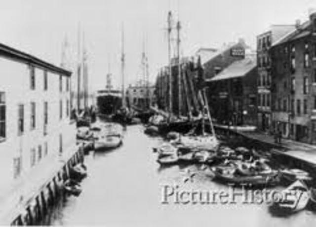 Arrival of Red Coat's