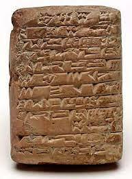 Tablilla de barro o arcilla