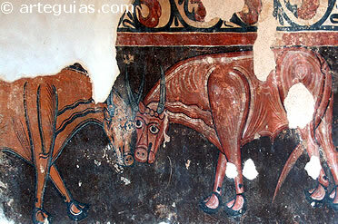 Pintura al fresco (La hermita de San Baudelio de Berlanga en Soria con sus mágicos frescos)