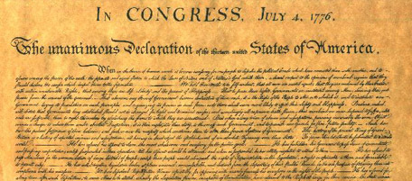 La dichiarazione di indipendenza