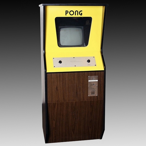 Nolan Bushnell and Al Alcorn develops an arcade table tennis game "Pong"