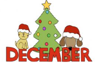 In DECEMBER we enjoy Christmas time among family. The 24th is Christmas Eve. On the 21st the WINTER begins