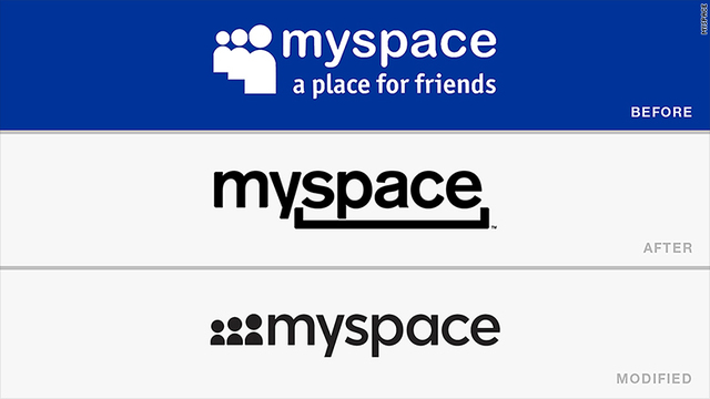 Aparece MySpace.