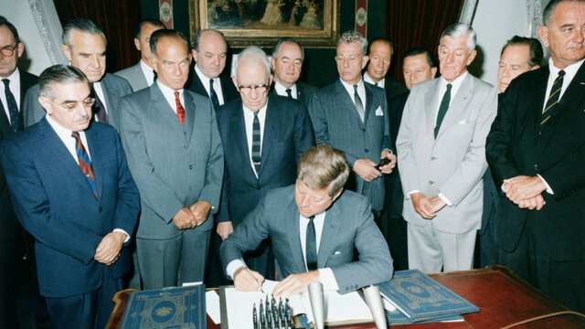 Nuclear Test Ban Treaty Ratified