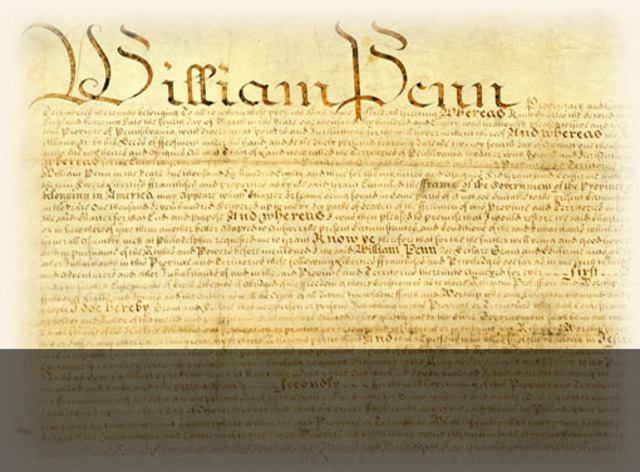 Signing the Charter of PA