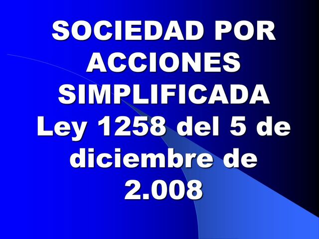 LEY 1258