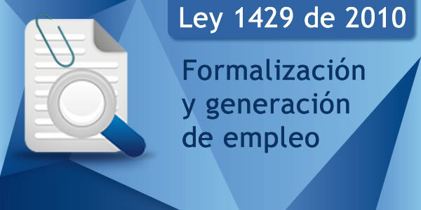 LEY 1429