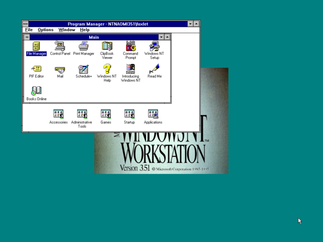 Windows NT 3.5.1 SERVER
