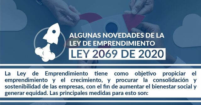Ley 2069 Ley de Emprendimiento